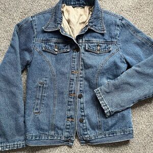 Women’s Lined Denim Jacket (vintage?) (S)
